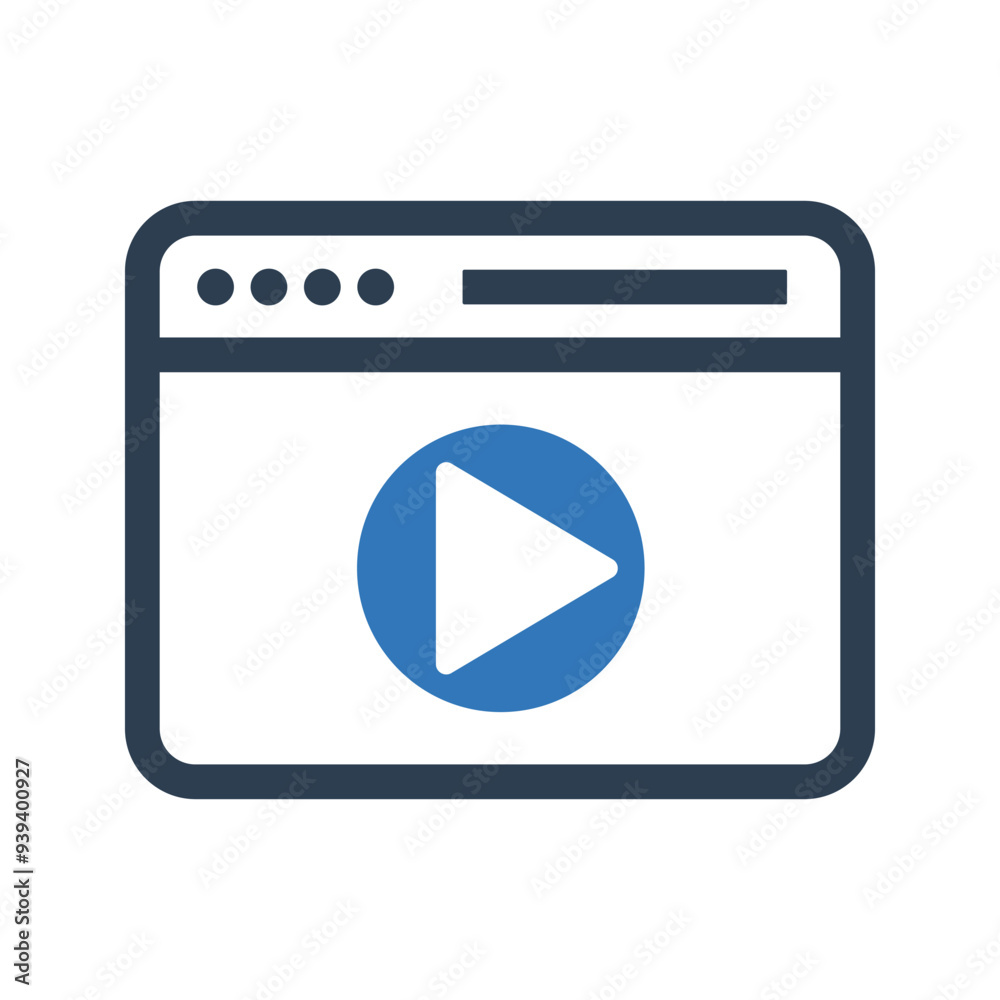 Browser video icon Browser video icon
