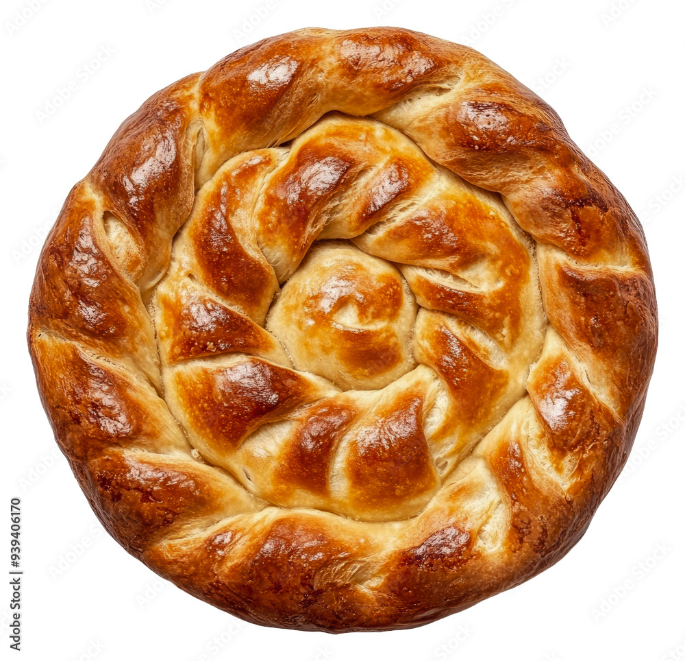 PNG Golden crust spiral bread, freshly baked PNG Golden crust spiral bread, freshly baked