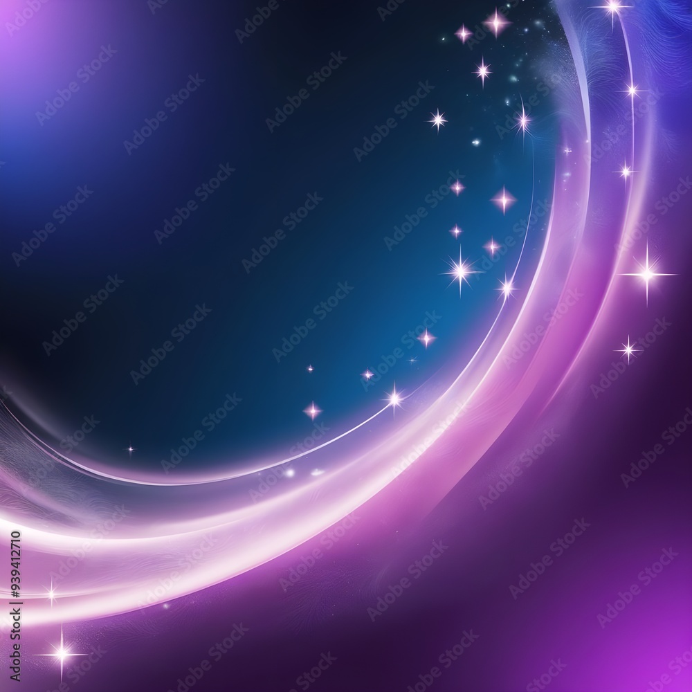 Obraz premium Blur star pattern wide banner background Generative AI