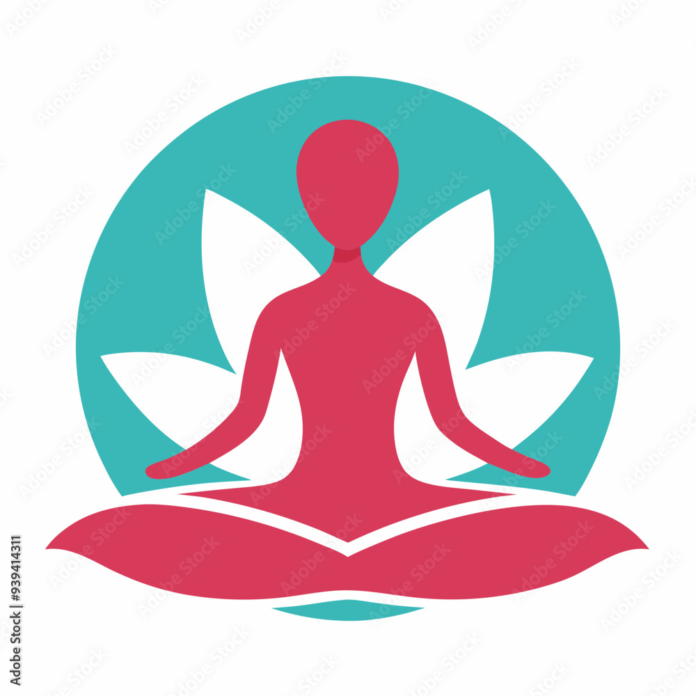 yoga logo. meditation logo yoga logo. meditation logo
