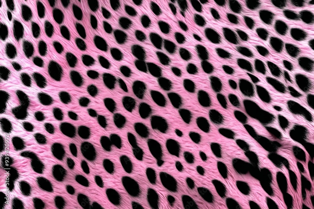 Obraz premium Pink Leopard Print Texture