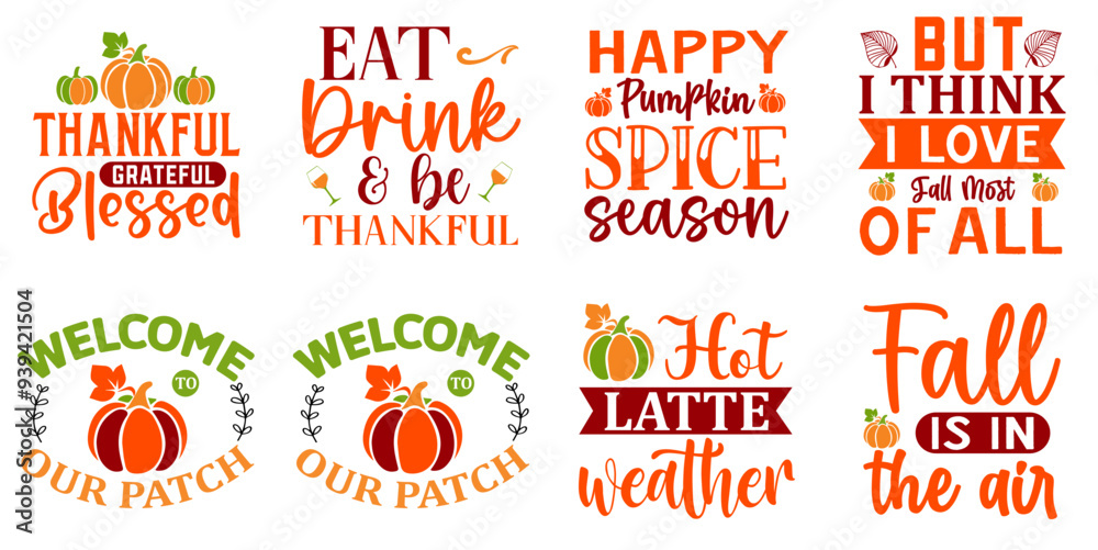 Modern Fall Labels And Badges, Trendy Retro Style Illustration Bundle Vector Illustration for Motion Graphics, Stationery, Packaging Modern Fall Labels And Badges, Trendy Retro Style Illustration Bundle Vector Illustration for Motion Graphics, Stationery, Packaging