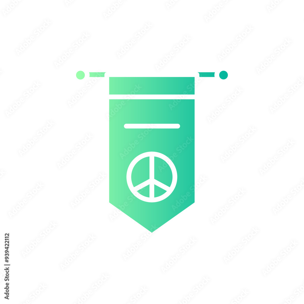 banner gradient icon banner gradient icon
