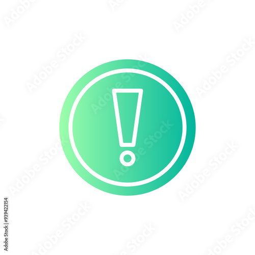 exclamation mart gradient icon