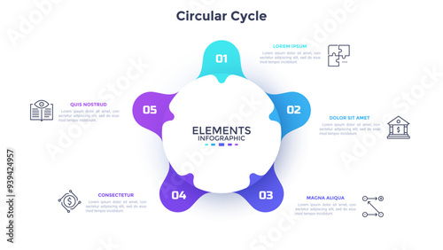 Modern Infographic Vector Template