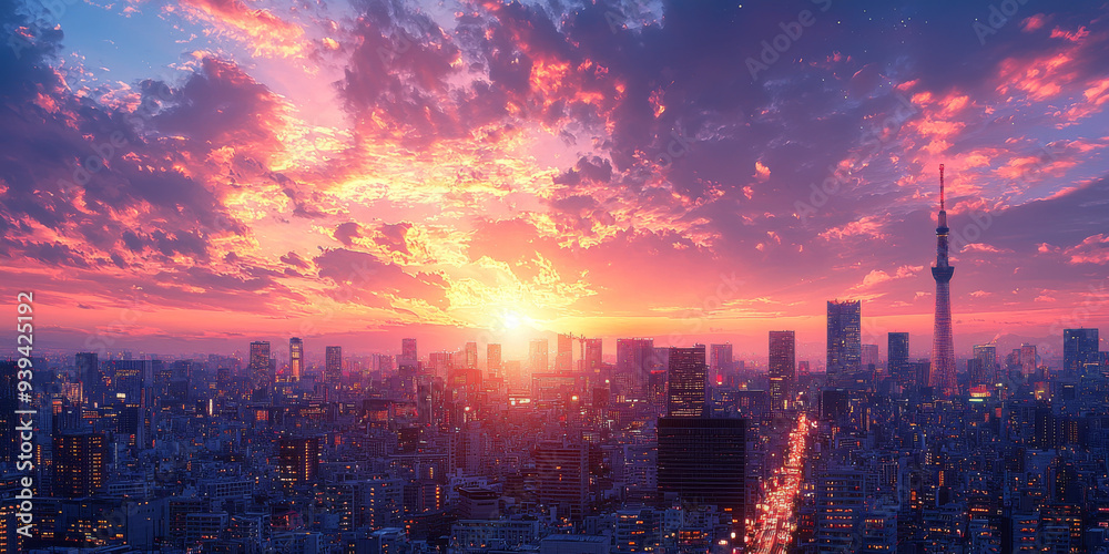 Fototapeta premium 東京風景