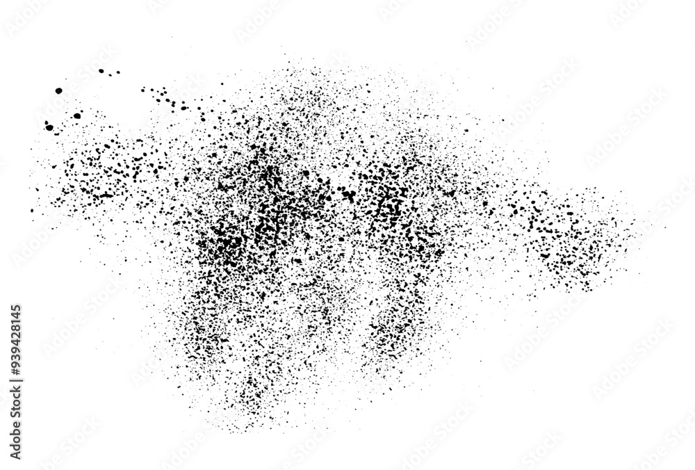Elements of spray paint, ink blots. Vector illustration Elements of spray paint, ink blots. Vector illustration
