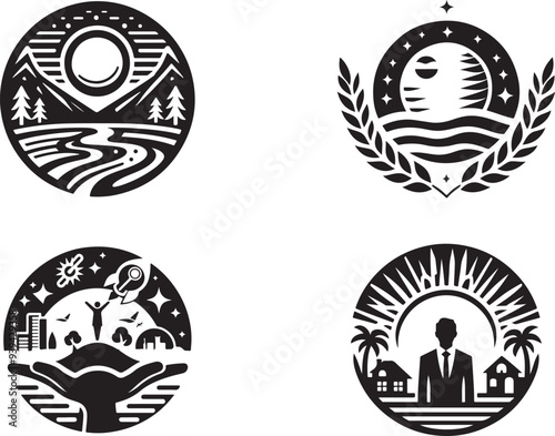 simple icon logo vector design art Illustration.