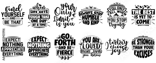 Classic Inspirational Trendy Retro Style Illustration, Typography Collection Vector Illustration for Advertisement, Stationery, Decal