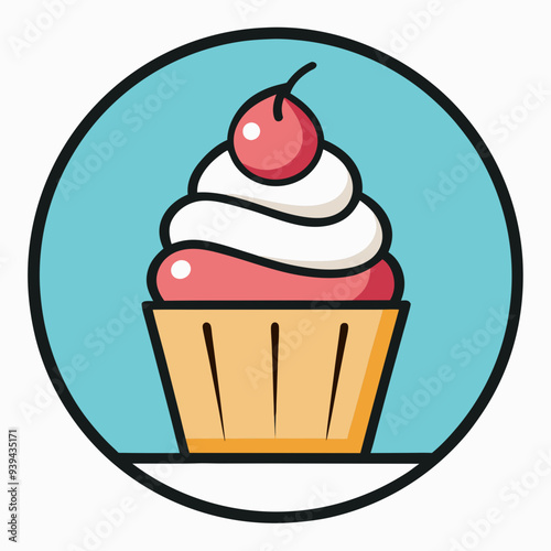 cupcake with cherry