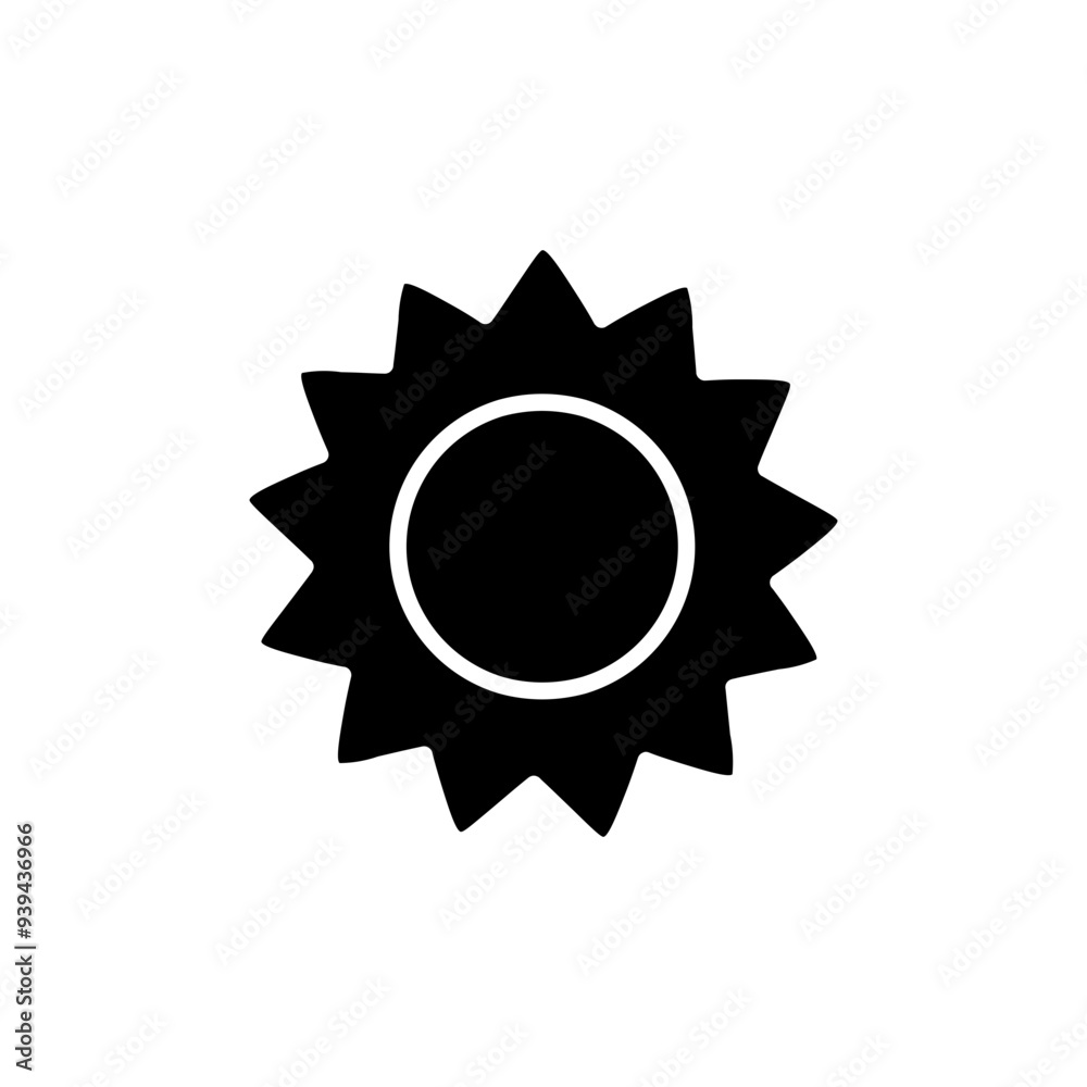 sun glyph icon sun glyph icon