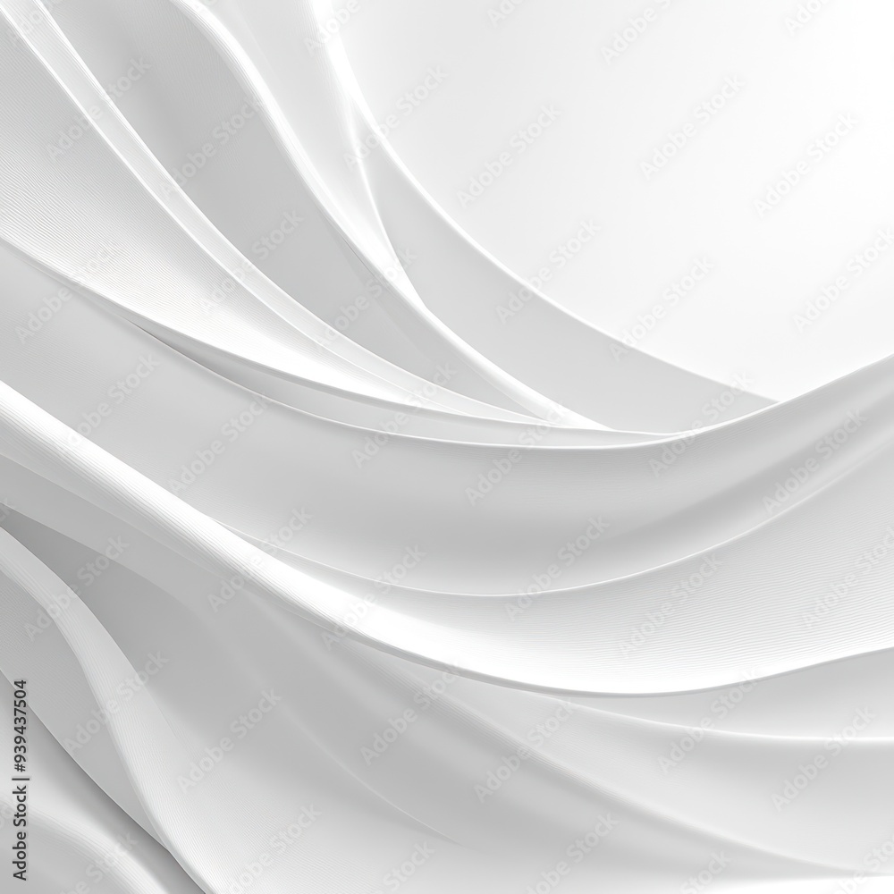 Abstract White Curved Lines with Subtle Texture Abstract White Curved Lines with Subtle Texture