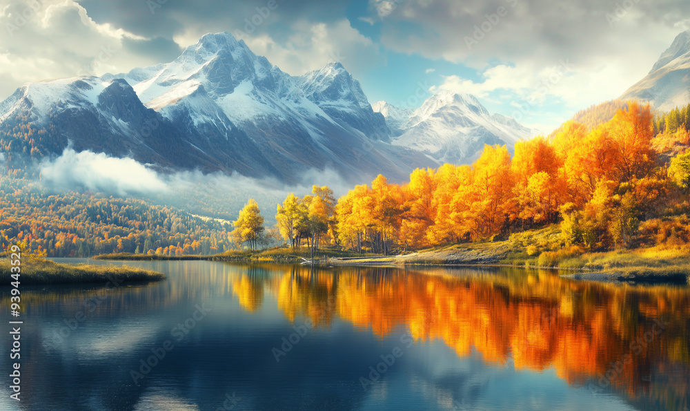 autumn landscape in the mountains autumn landscape in the mountains
