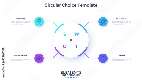 Modern Infographic Vector Template