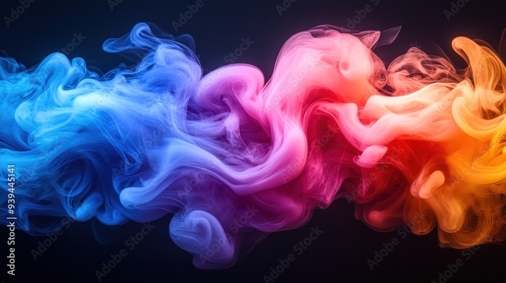 Abstract Colorful Smoke Abstract Colorful Smoke