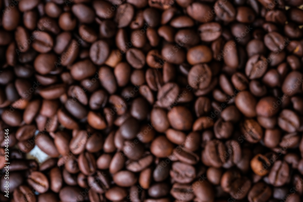 Obraz premium Roasted coffee beans for background