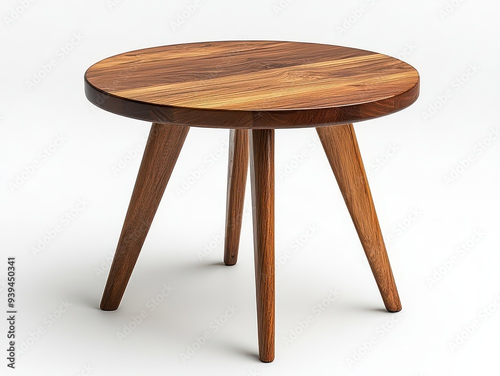 minimalist scandinavianstyle small round table with three sleek wooden legs isolated on a crisp white background clean lines and natural materials embody modern simplicity minimalist scandinavianstyle small round table with three sleek wooden legs isolated on a crisp white background clean lines and natural materials embody modern simplicity