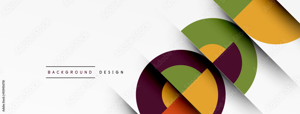 Geometric design abstract background - circles squares Geometric design abstract background - circles squares
