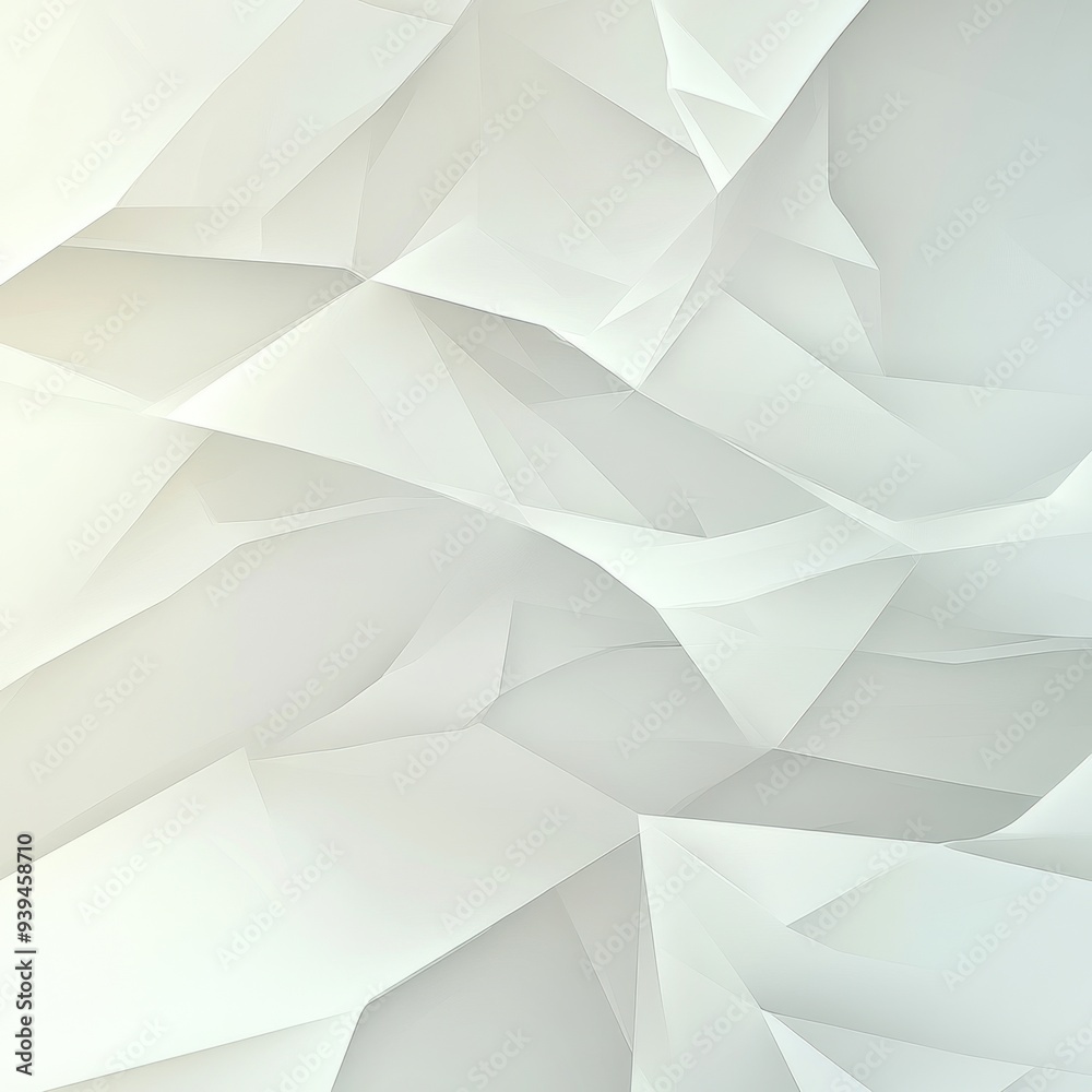 Obraz premium Abstract White Geometric Pattern with Subtle Depth and Texture