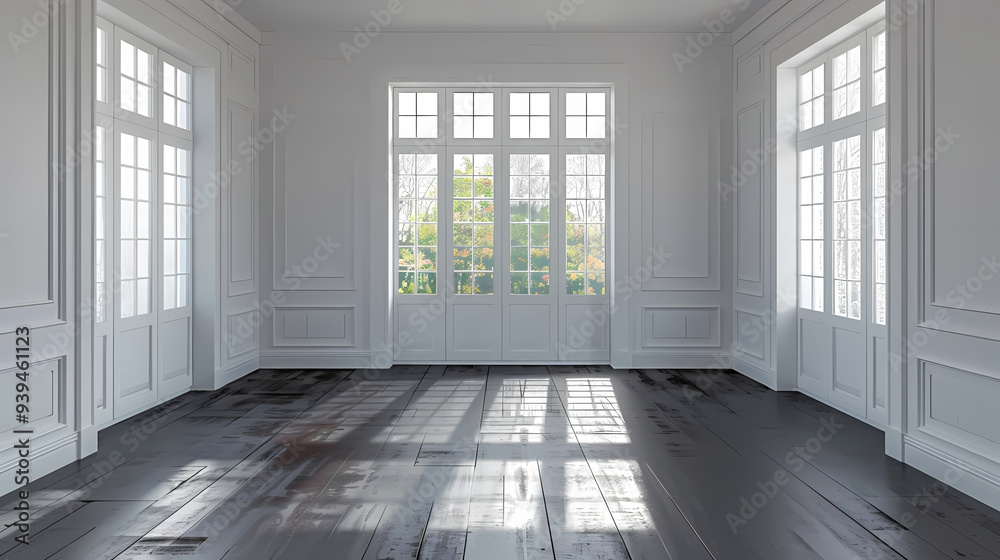 empty room with window empty room with window