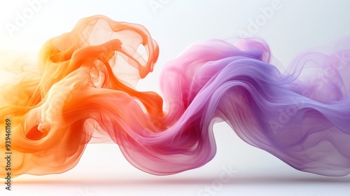 Abstract Swirling Colors