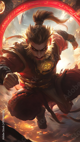 Fighting Buddha Sun Wukong Close-up