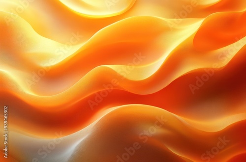 Abstract Orange and Yellow Waves Background