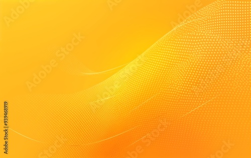 Abstract Yellow and Orange Gradient Background with Halftone Dots for Modern Web Banner and Presentation Design photo