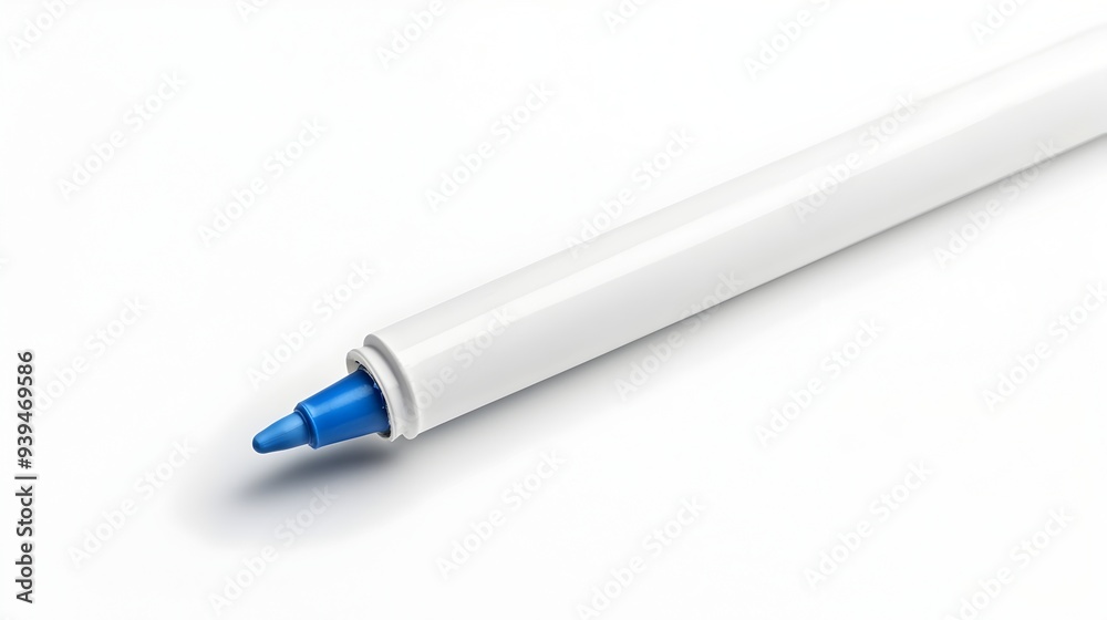 Whiteboard Marker With Cap Off Isolated on White Background for Text or Graphic Design Office Education or Business Stationery Concept Whiteboard Marker With Cap Off Isolated on White Background for Text or Graphic Design Office Education or Business Stationery Concept