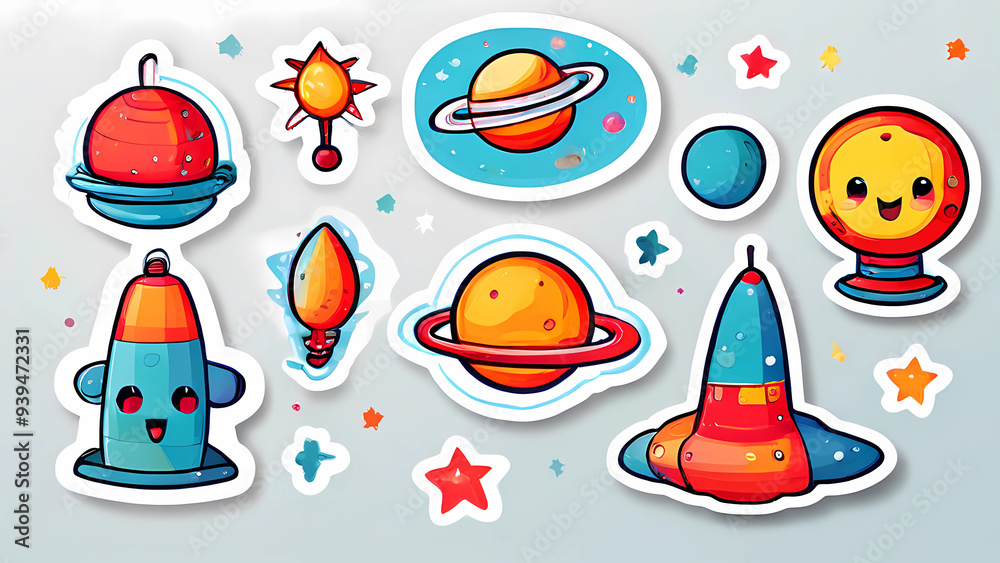 stellar-style sticker