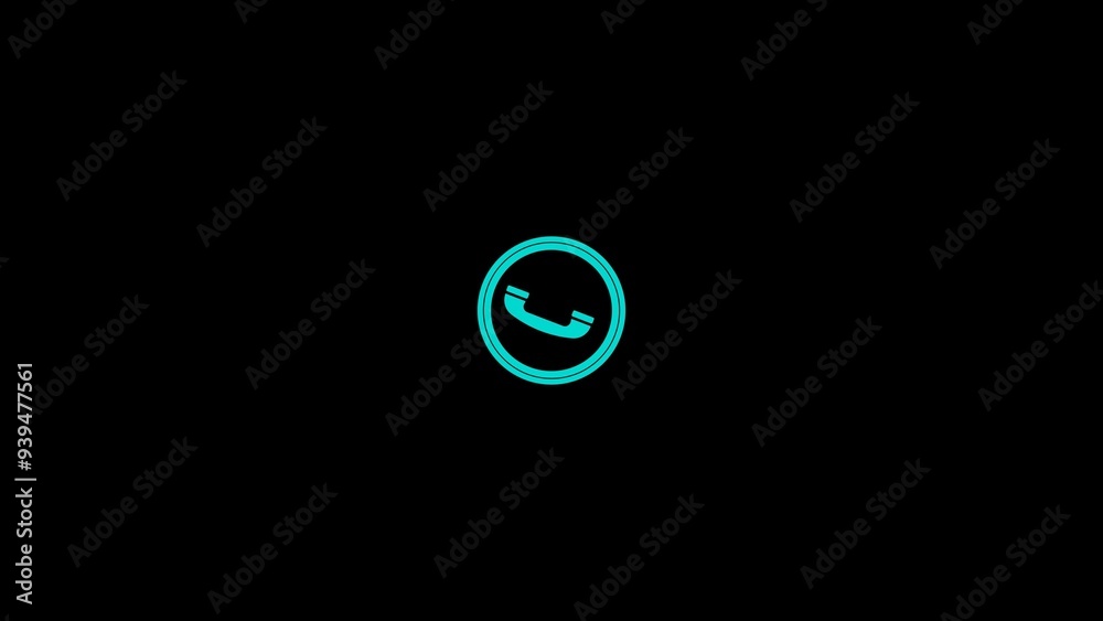 black color call icon illustration black color call icon illustration