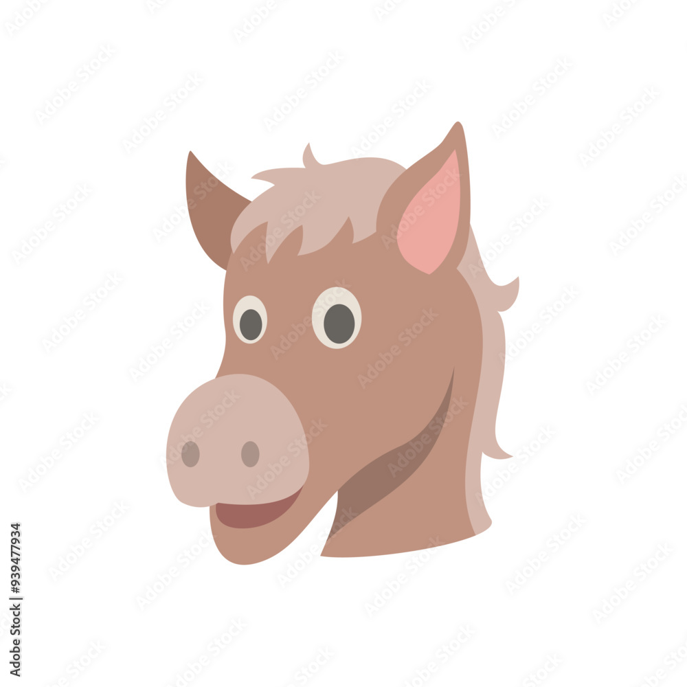 Donkey Head Vector Illustration Graphic Design Donkey Head Vector Illustration Graphic Design