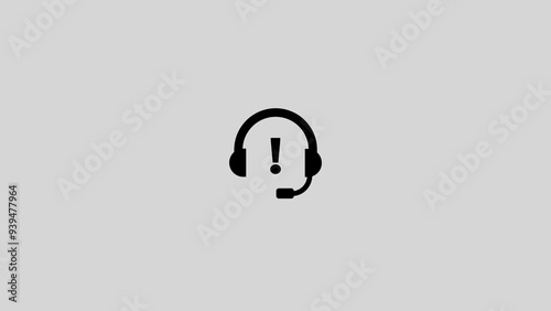 customer care line icon illustration