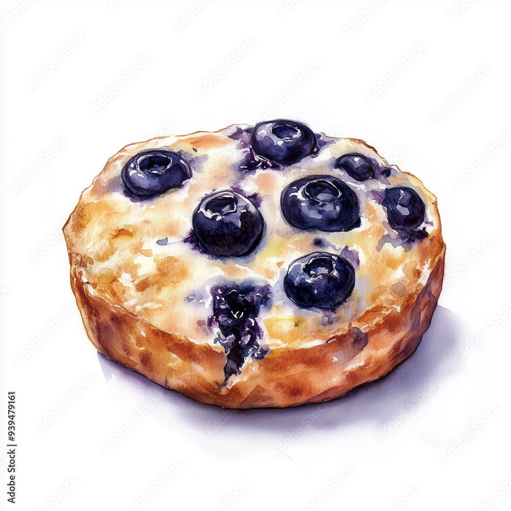 scones with blueberries