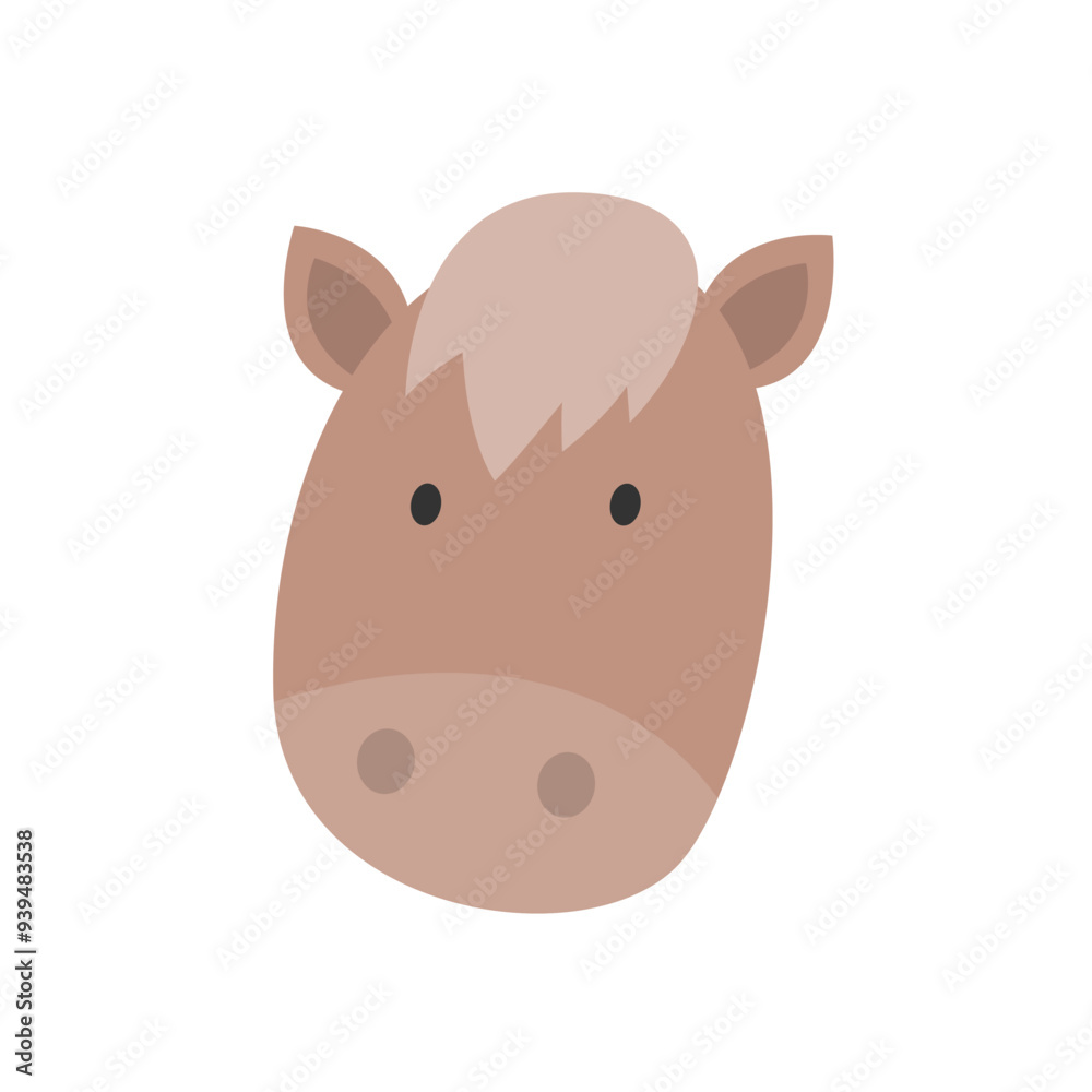 Donkey Head Vector Illustration Graphic Design Donkey Head Vector Illustration Graphic Design