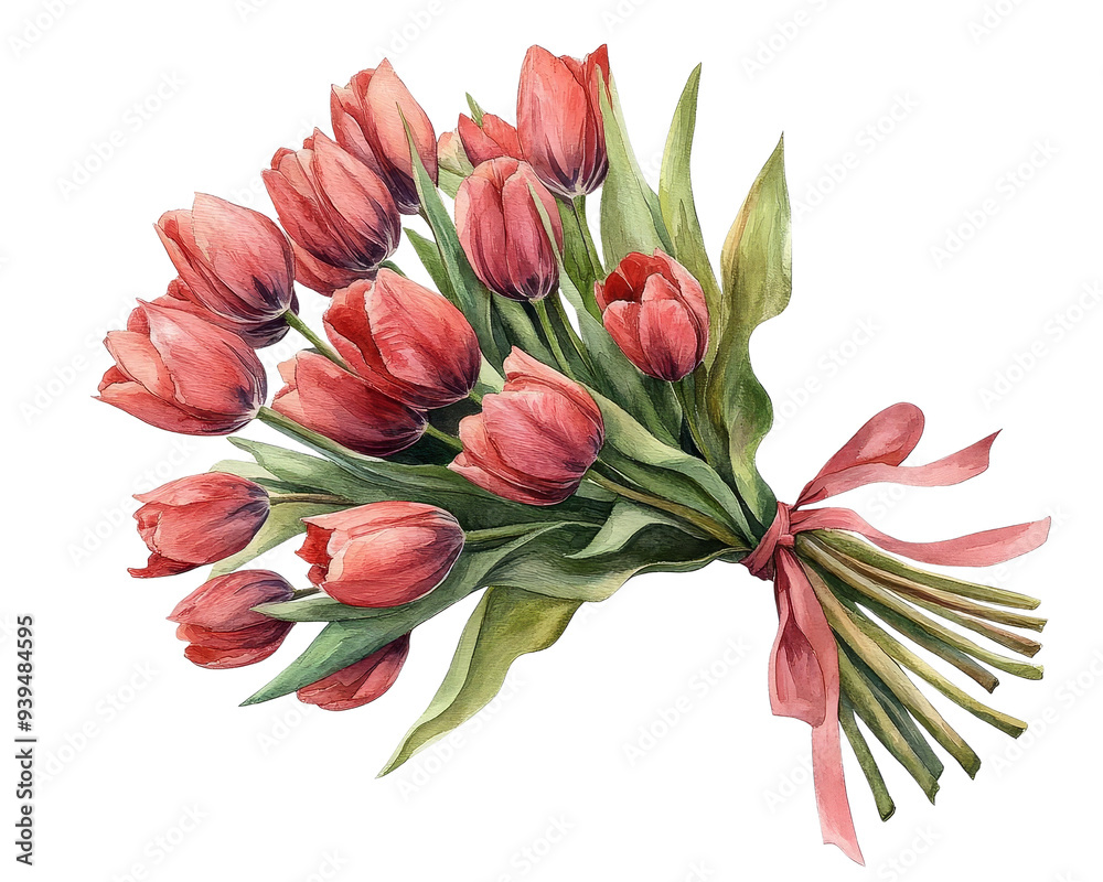 A beautiful bouquet of pink tulips, perfect for any occasion or as a lovely decoration. A beautiful bouquet of pink tulips, perfect for any occasion or as a lovely decoration.