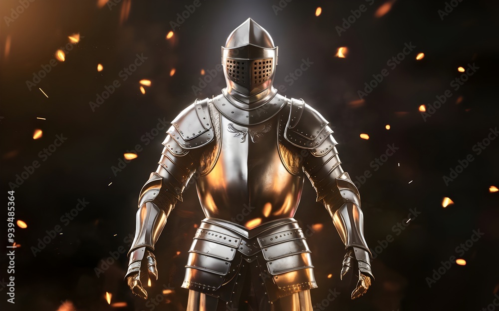 custom made wallpaper toronto digitalEpic Medieval Knights in Full Armor: Biblical Armor of God Concept Art Inspired by Ephesians 6:13-14