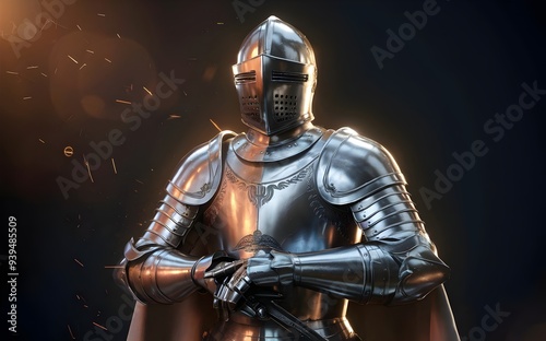 Epic Medieval Knights in Full Armor: Biblical Armor of God Concept Art Inspired by Ephesians 6:13-14