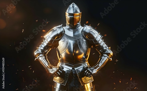 Epic Medieval Knights in Full Armor: Biblical Armor of God Concept Art Inspired by Ephesians 6:13-14
