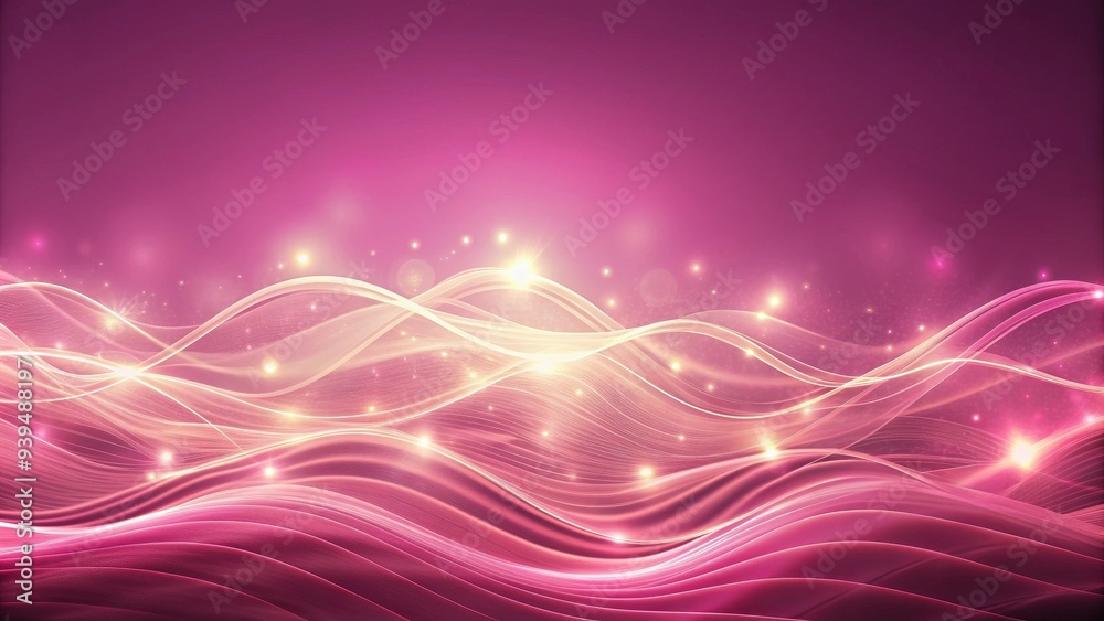 Light shining waves on pink background , light, shining, waves, pink, background, abstract, texture, colorful, vibrant