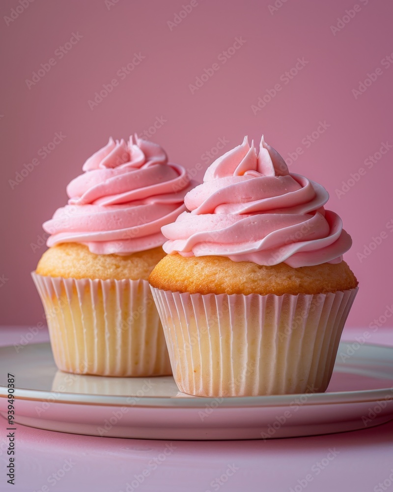 Delicious Close-up of Cupcakes Arranged on a Plate, Dining Room Aesthetics, Graphic Resources, Wallpapers, Brochure, banner, Advertising, background Delicious Close-up of Cupcakes Arranged on a Plate, Dining Room Aesthetics, Graphic Resources, Wallpapers, Brochure, banner, Advertising, background