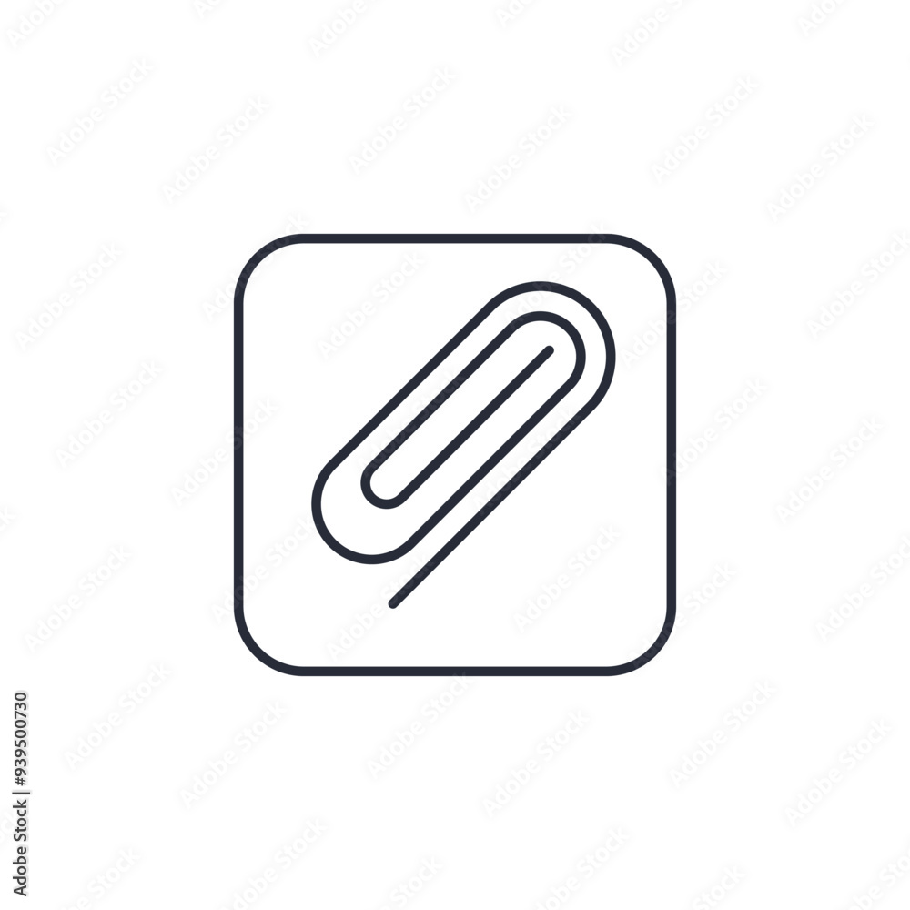 paper clip icon vector illustration. paper clip symbol isolated on white background paper clip icon vector illustration. paper clip symbol isolated on white background