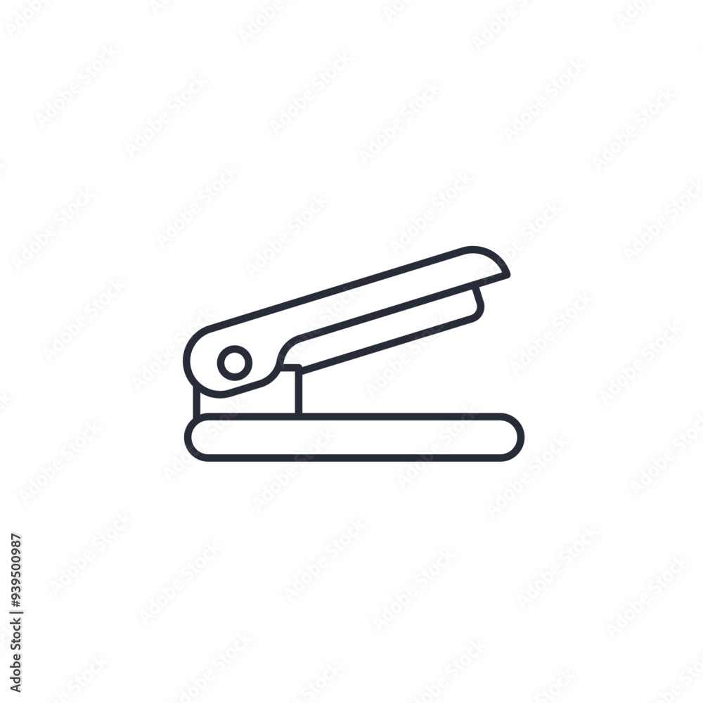 stapler icon vector illustration. stapler symbol isolated on white background stapler icon vector illustration. stapler symbol isolated on white background