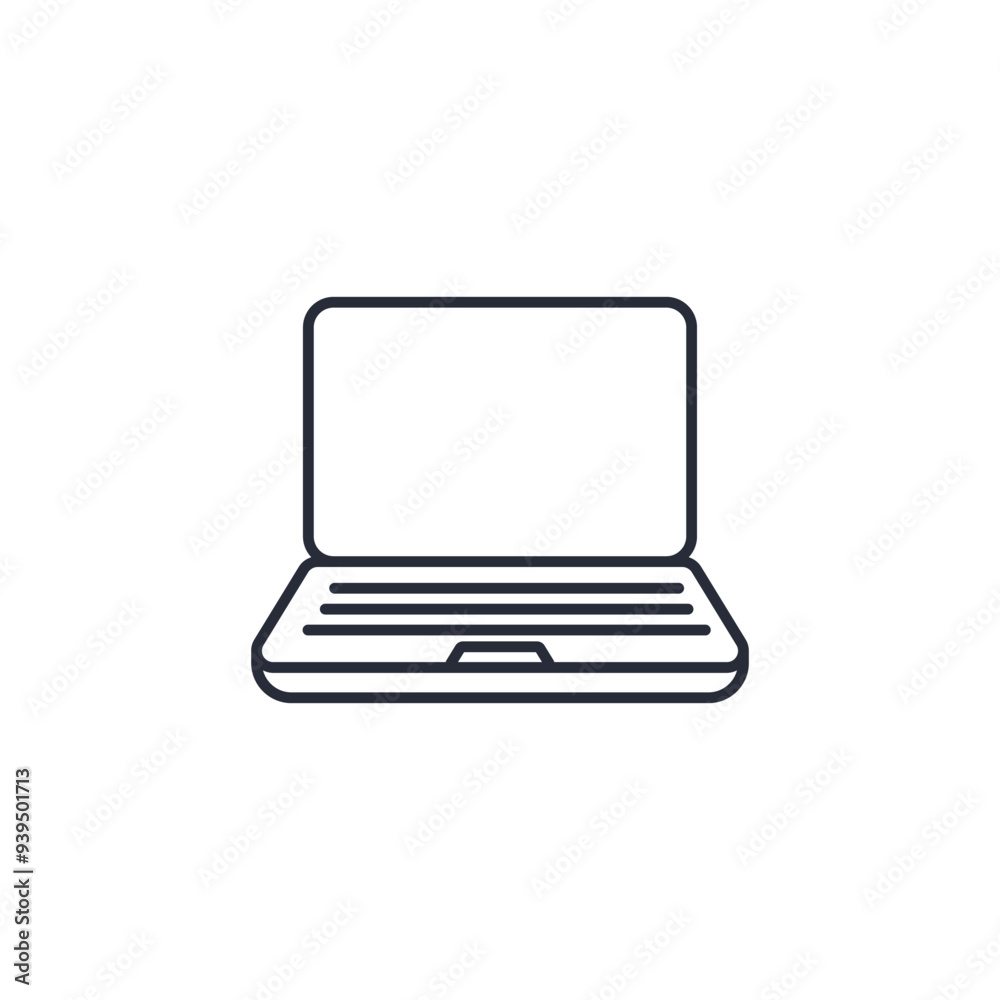 Laptop icon vector illustration. Laptop symbol isolated on white background Laptop icon vector illustration. Laptop symbol isolated on white background