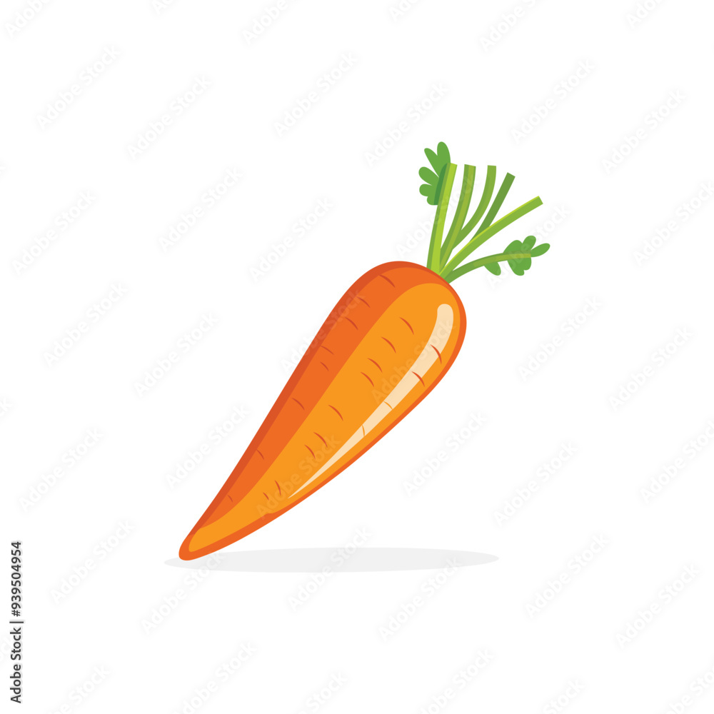 Carrot vector illustration on white background, Fresh vegetable isolated, Whole carrot vector illustration, Cartoon drawing of whole carrot isolated on white background. Food, nutrition, diet concept Carrot vector illustration on white background, Fresh vegetable isolated, Whole carrot vector illustration, Cartoon drawing of whole carrot isolated on white background. Food, nutrition, diet concept
