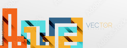 Color bend lines with shadow texture effect. Vector Illustration For Wallpaper, Banner, Background, Card, Book Illustration, landing page