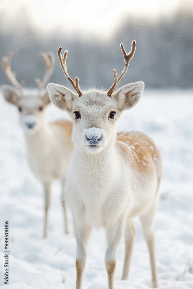 Delightful reindeer games unfold in a snowy meadow, brimming with joy and cheerful frolics under the shimmering winter sky. Delightful reindeer games unfold in a snowy meadow, brimming with joy and cheerful frolics under the shimmering winter sky.