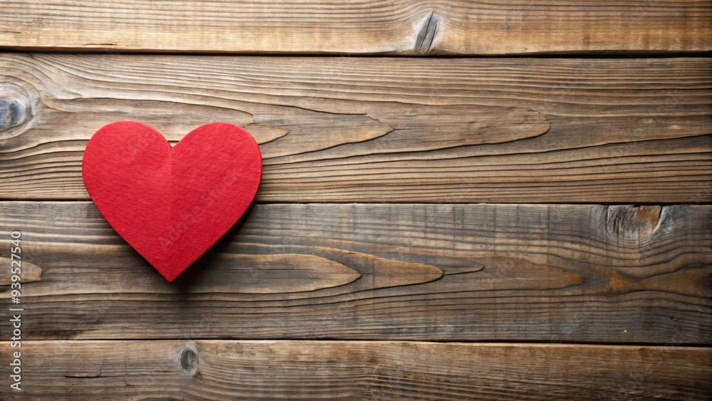 Valentines day background with red paper heart on wooden texture background, Valentines day, love Valentines day background with red paper heart on wooden texture background, Valentines day, love