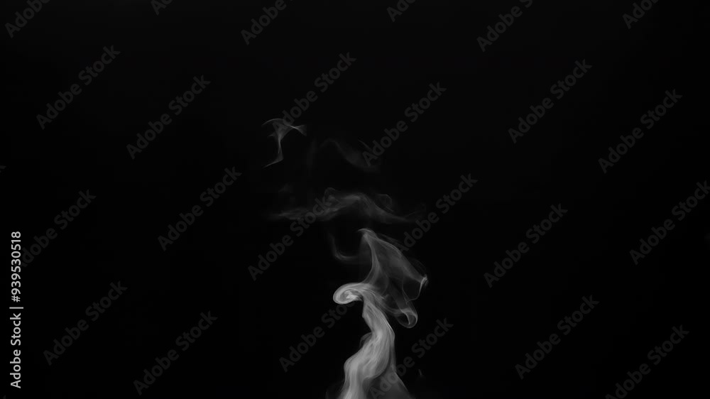 Jet of Steam from a Cup of Tea. White steam rises light, graceful twists on a black background. The jet lifted out of the cup of hot water. Shooting at a rate of 240fps Jet of Steam from a Cup of Tea. White steam rises light, graceful twists on a black background. The jet lifted out of the cup of hot water. Shooting at a rate of 240fps