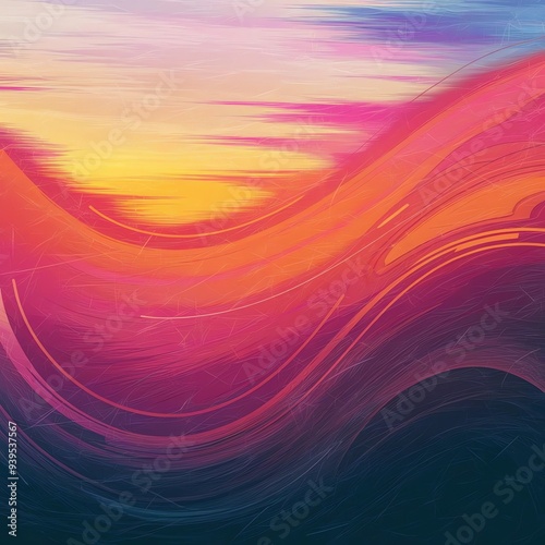 abstract colorful background with waves